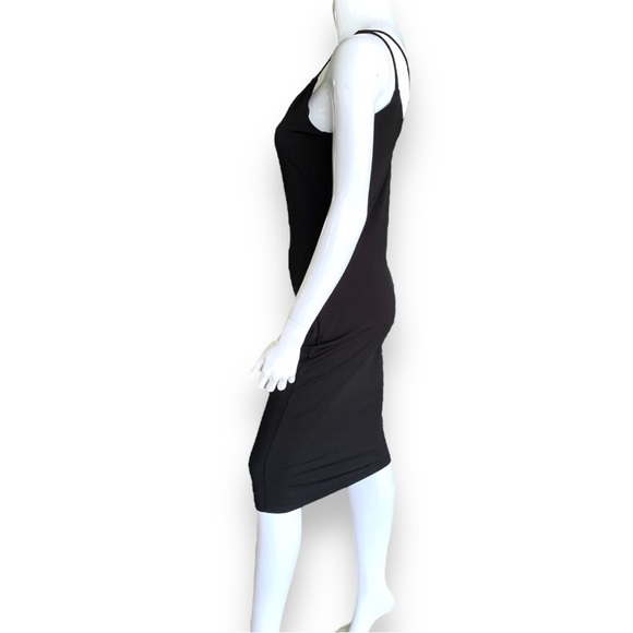 AMBIANCE BLACK SPAGHETTI STRAP BODYCON PARTY COCKTAIL DRESS. WOMEN’S SIZ… - Picture 5 of 8